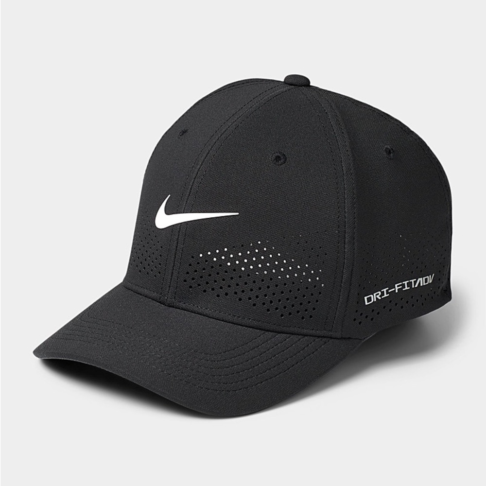 NIKE Black Dri-FIT Perforated Club Cap
